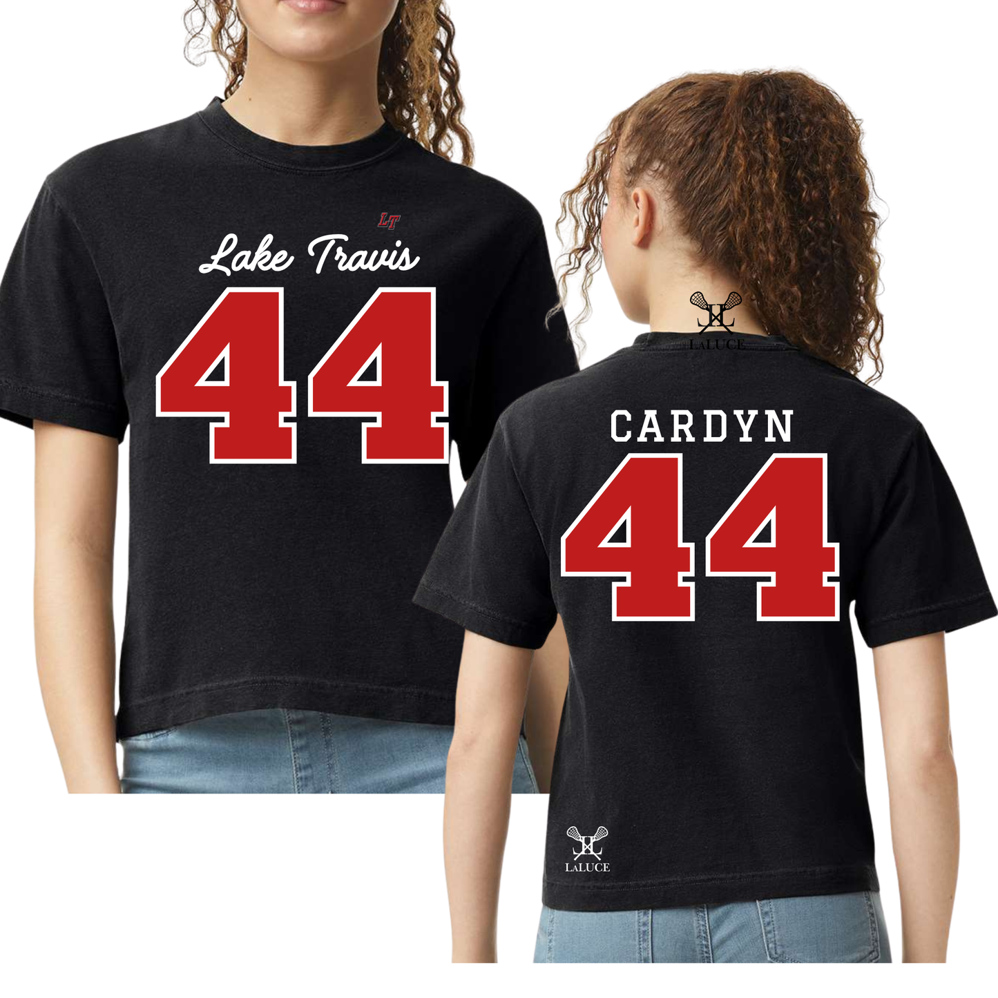 LT Ladies Replica Jersey Boxy Tee BLACK
