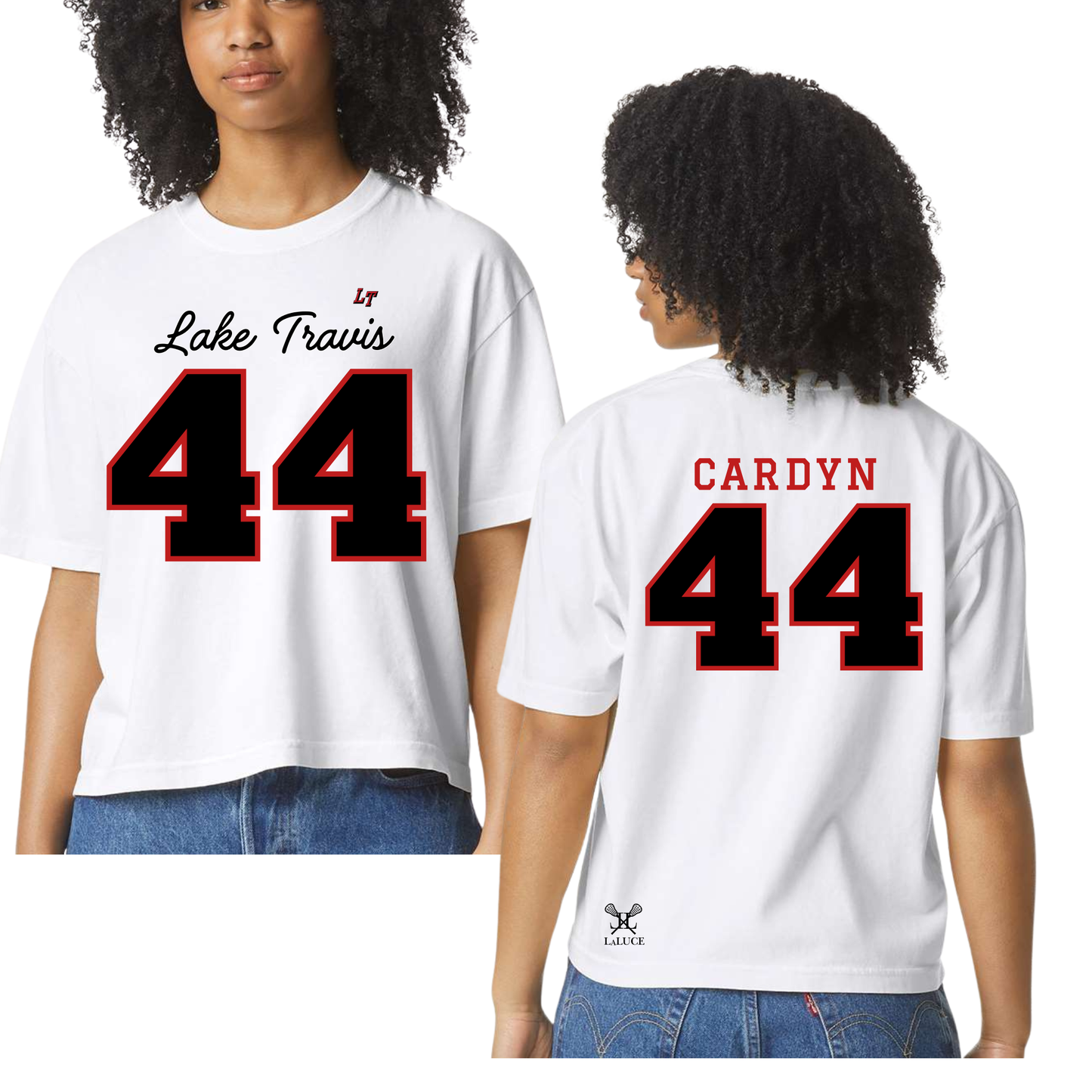 LT Ladies Replica Jersey Boxy Tee WHITE