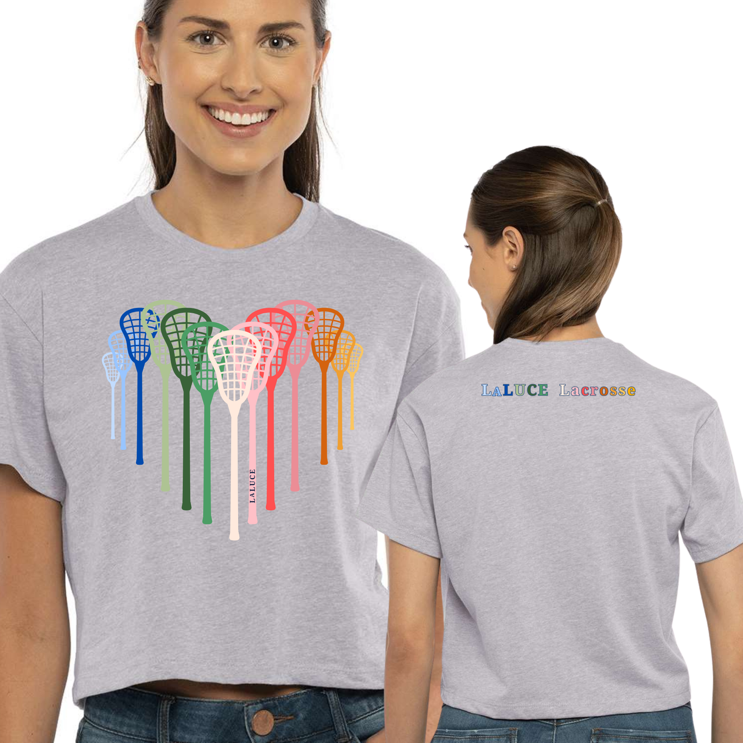 I Heart Lax Girls Crop