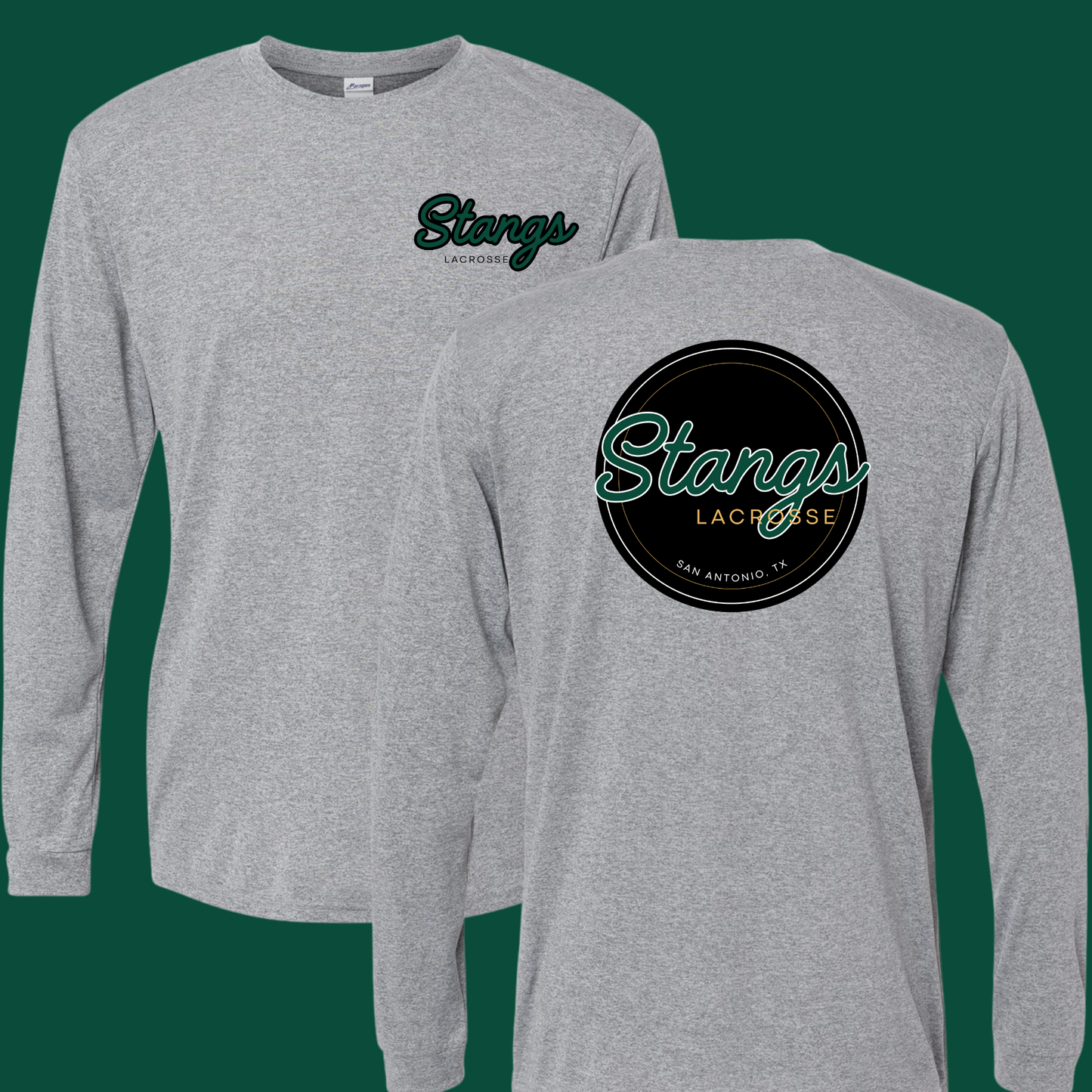 Stangs Lacrosse Long Sleeve Crew
