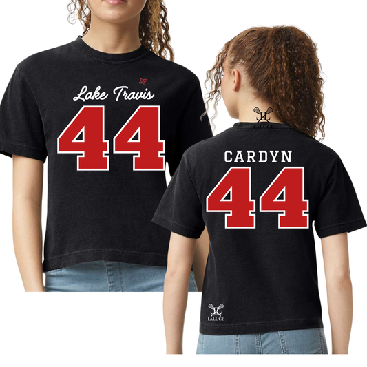 LT Ladies Replica Jersey Boxy  Tee BLACK