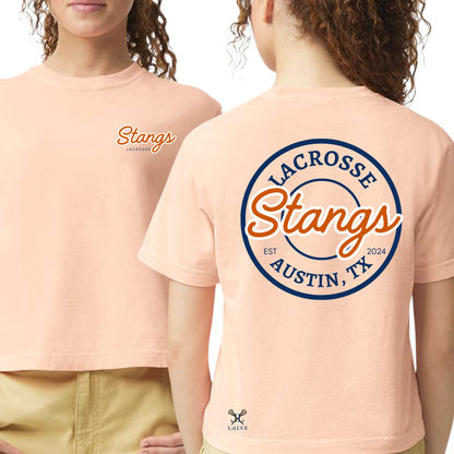Medallion Stangs Ladies Boxy  Tee