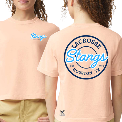 Medallion Stangs Ladies Boxy  Tee