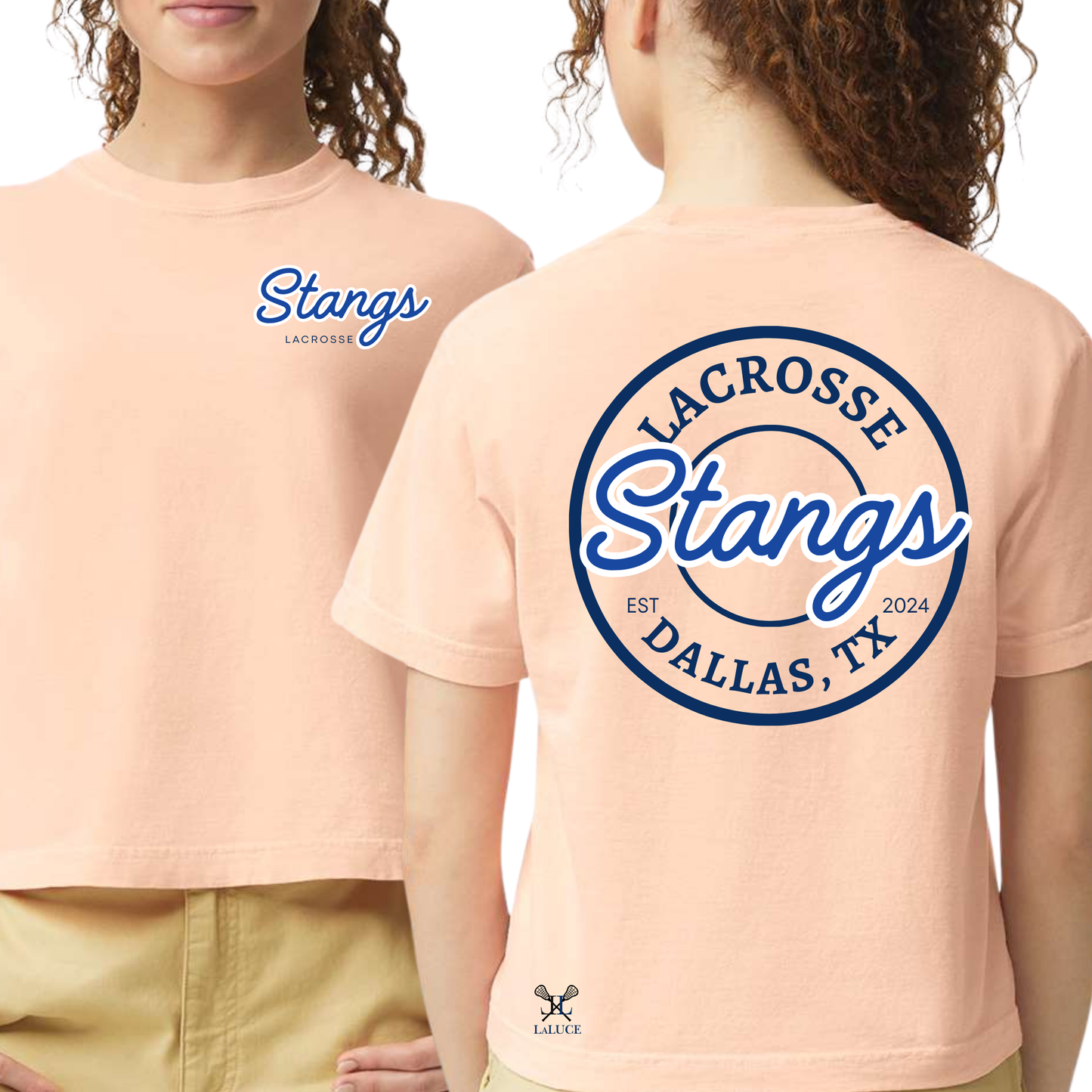 Medallion Stangs Ladies Boxy  Tee