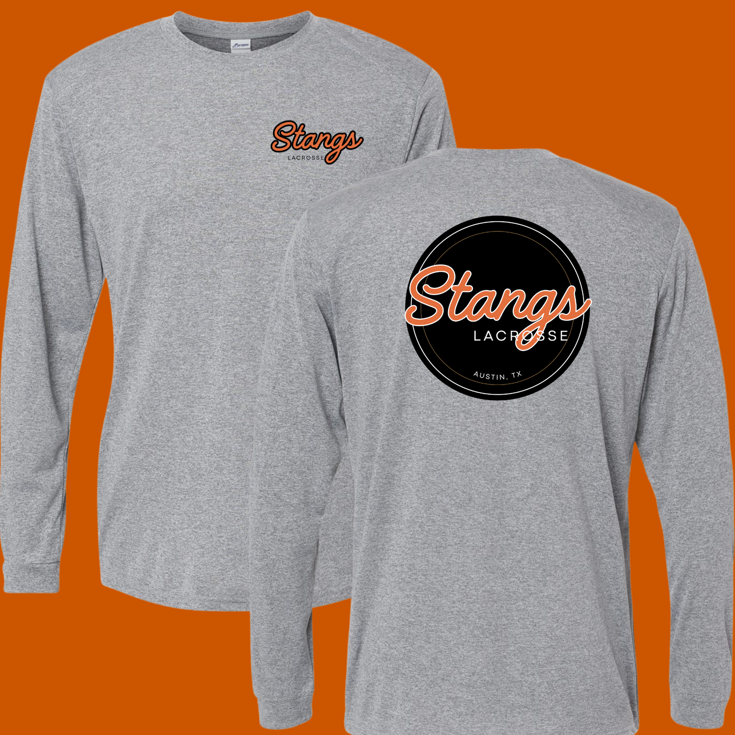 Stangs Lacrosse Long Sleeve Crew