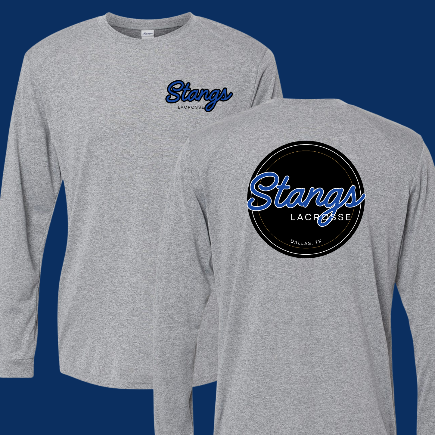 Stangs Lacrosse Long Sleeve Crew